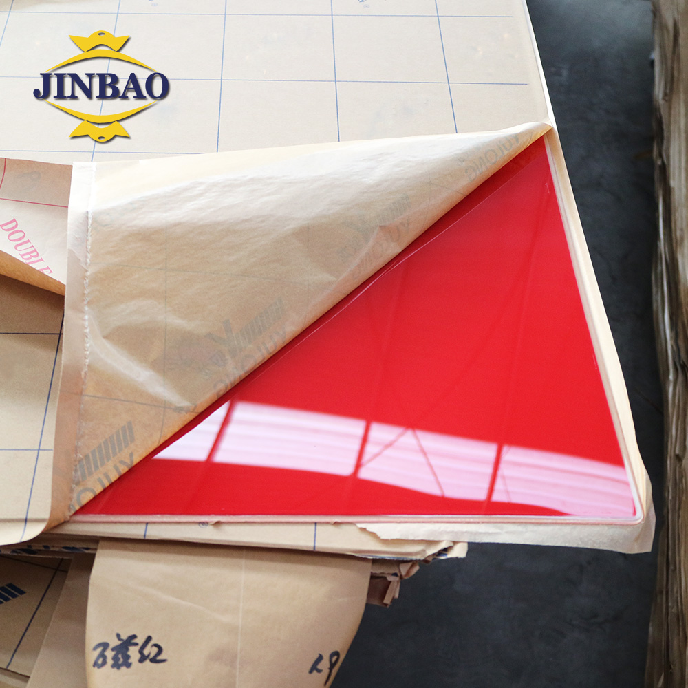 JINBAO 3 мм 5 мм Цвет Дешевая Цена Лазерная Резка 8x4 ММ Черный Цвет Акриловый Лист